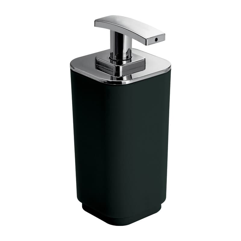 Gedy 6382 Seventy Dosasapone Nero Opaco 4 Pezzi - 2