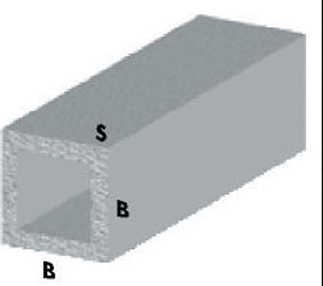 Profilo Argento H 100 cm Tubo Quadro 20 x 20 x 1 mm** Arcansas 5 Pezzi - 2