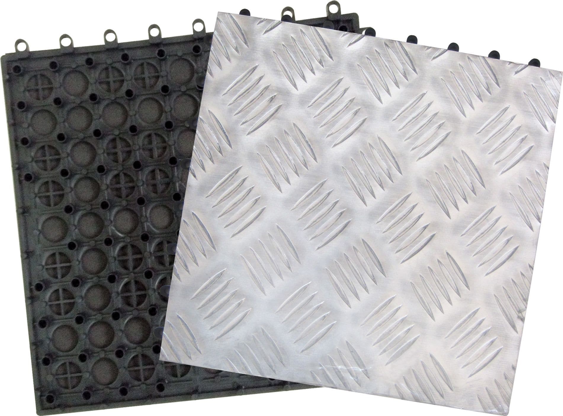 Piastrella Alluminio Antiscivolo 30 x 30 cm i Giardini del Re 10 Pezzi - 2