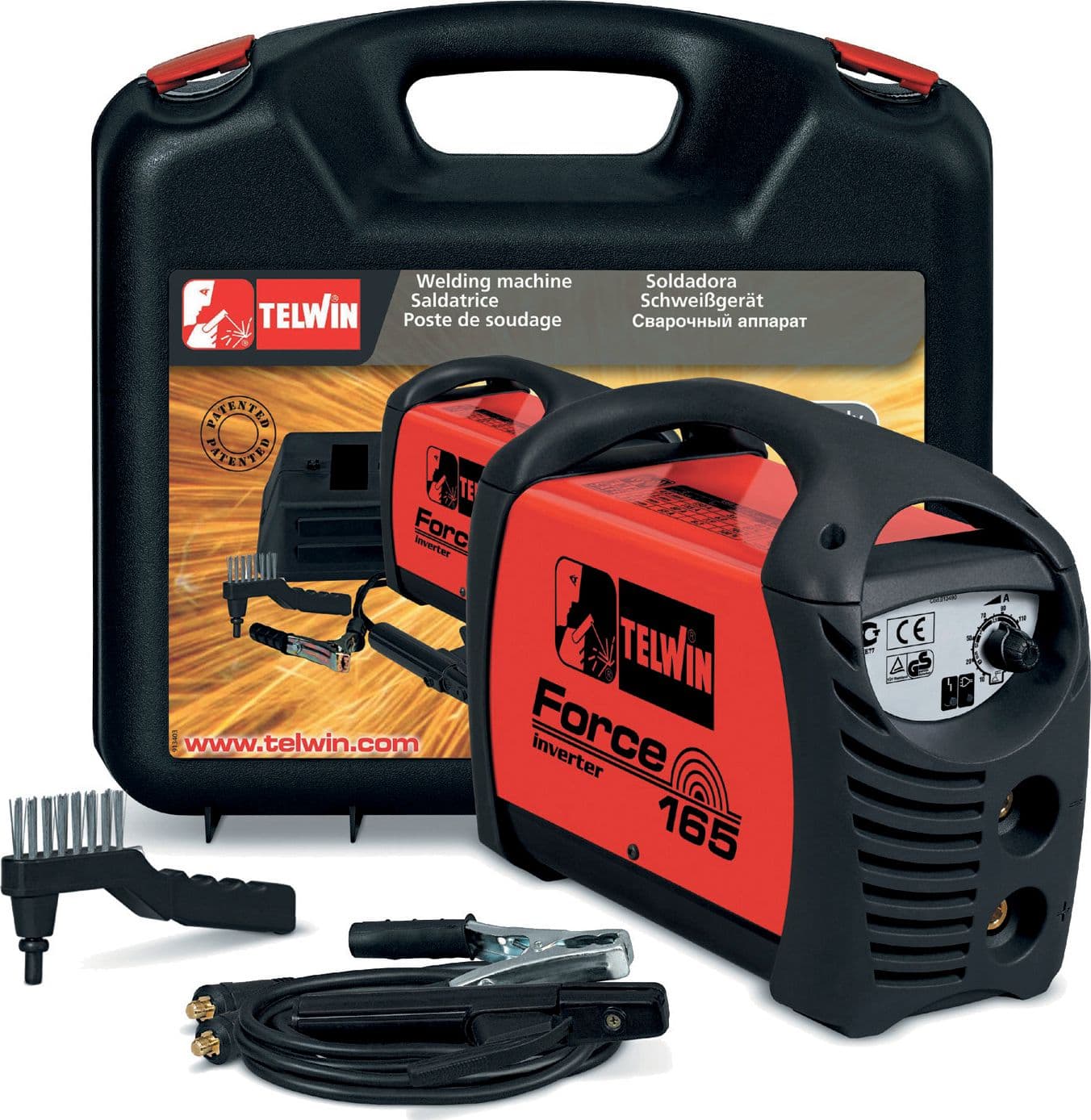Saldatrice Inverter Force 165 e Kit e Val.plast Telwin - 2