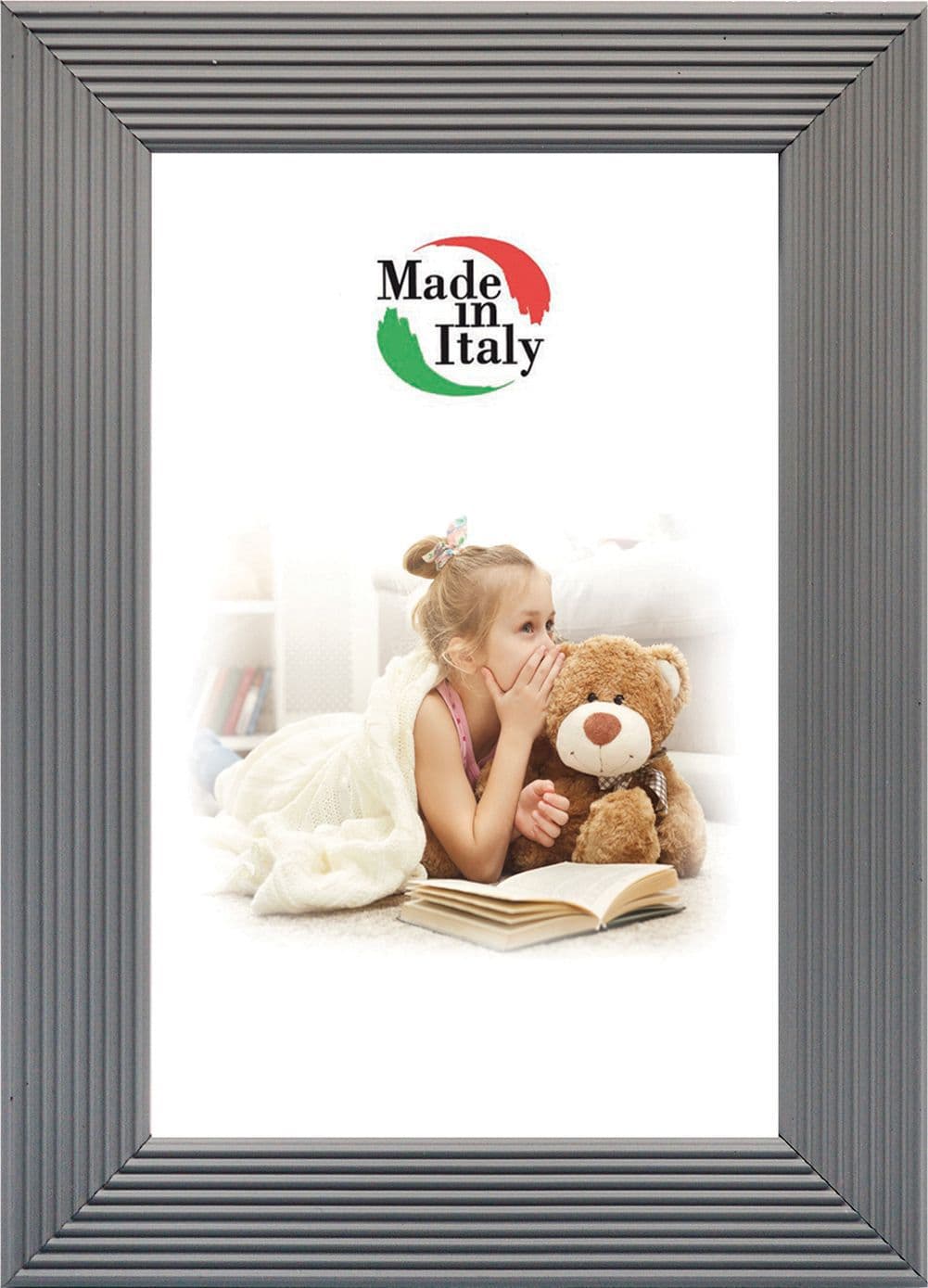 Cornice per Quadri Look Grigio 30 x 40 cm Cornici Bernardi 12 Pezzi - 2