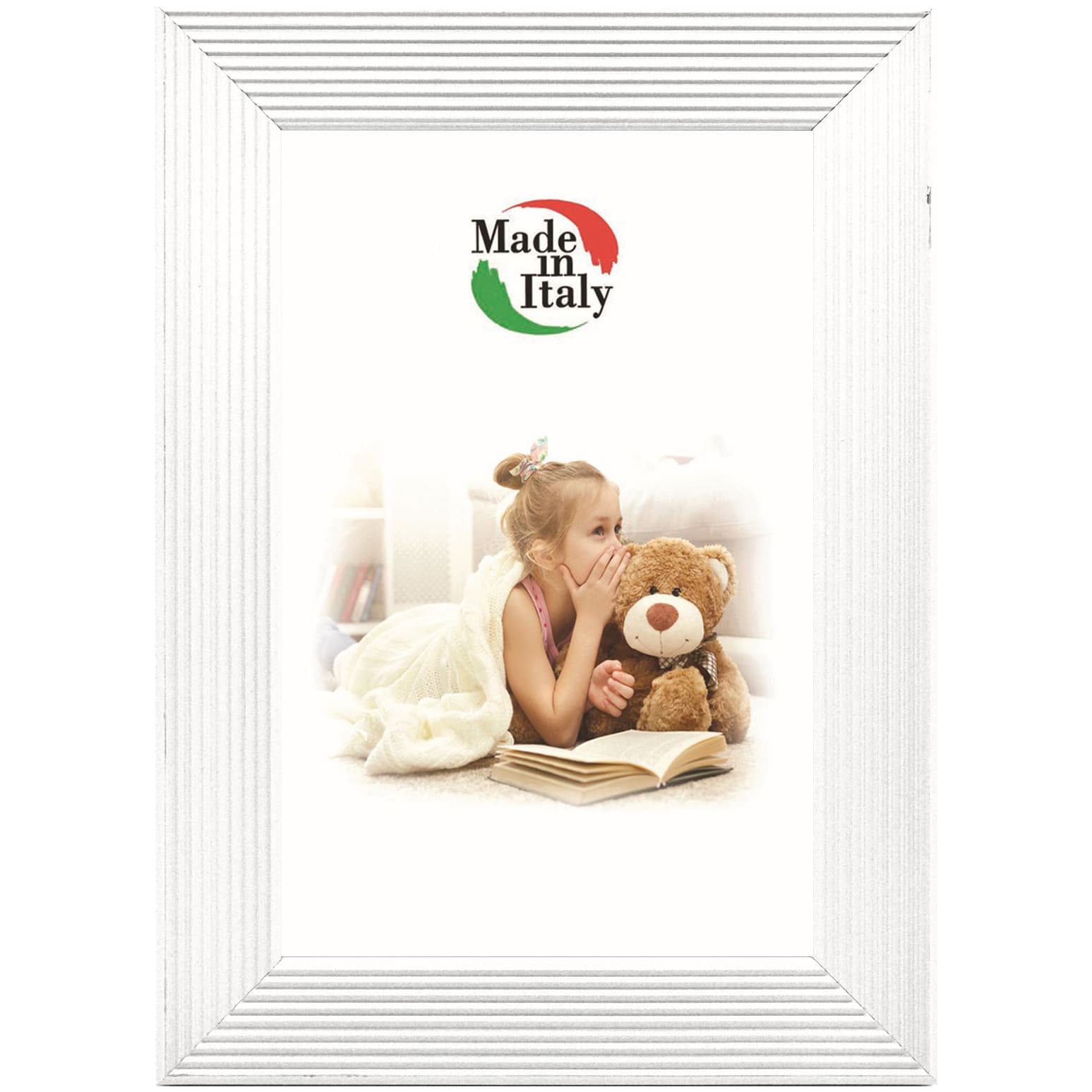 CORNICE P/QUADRI LOOK BIANCO 40X50 CM- CORNICI BERNARDI- 6,0 pz - 2