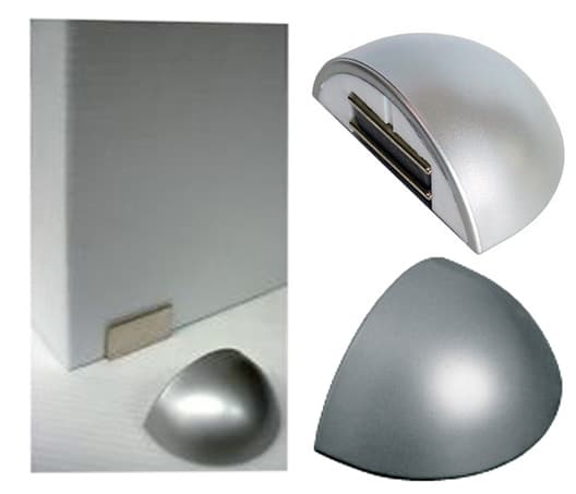 Fermaporta Magnetico con Biadesivo Noce* Gs Plast - 2