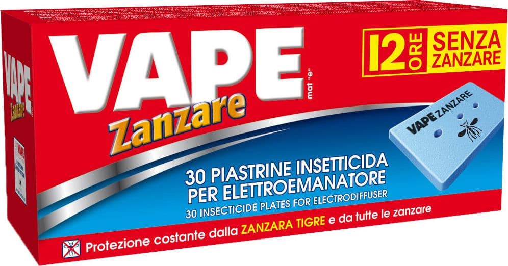 Antizanzare Vape Piastrine Ricambio 36 Confezione 30 Pezzi