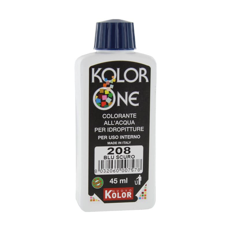 Colorante Kolor One 45 ml Blu Scuro 208 12 Pezzi – Idroweb