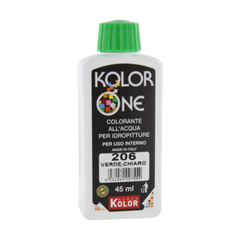 Colorante Kolor One 45 ml Verde Chiaro 206 12 Pezzi - 2