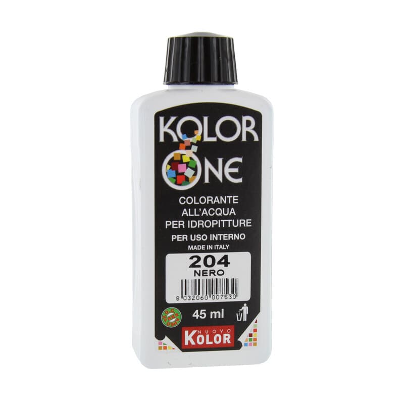 Colorante Kolor One 45 ml Nero 204 12 Pezzi – Idroweb