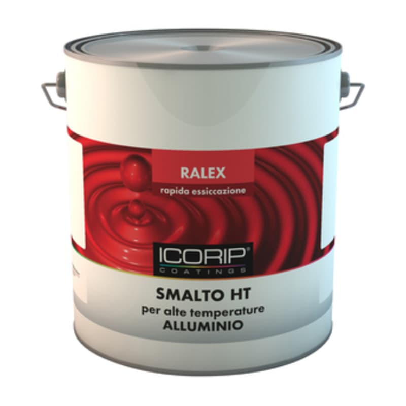 Smalto Alluminio 500 da 2,5 l Colorificio I.co.ri.p 2 Pezzi - 2