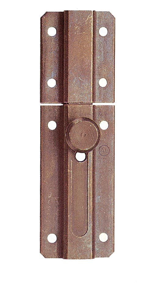 Catenacciolo Orizzontale Ferro Bronz 120 mm** Aldeghi Luigi Spa 20 Pezzi - 2