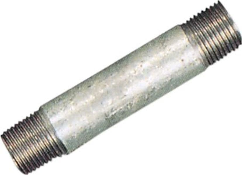 Tronchetto Zincato 2 Filetti 532 Ø 1 x 10 cm Amaflex 10 Pezzi - 2