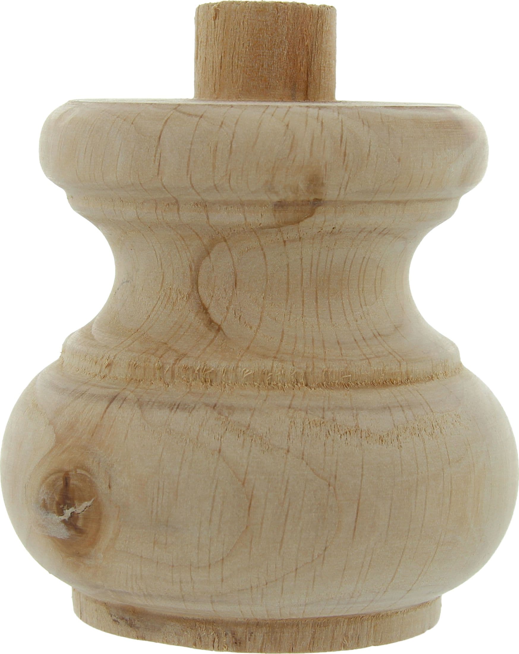 Piede in Legno Ontano 53008 80 x 75 mm 8 Pezzi - 2