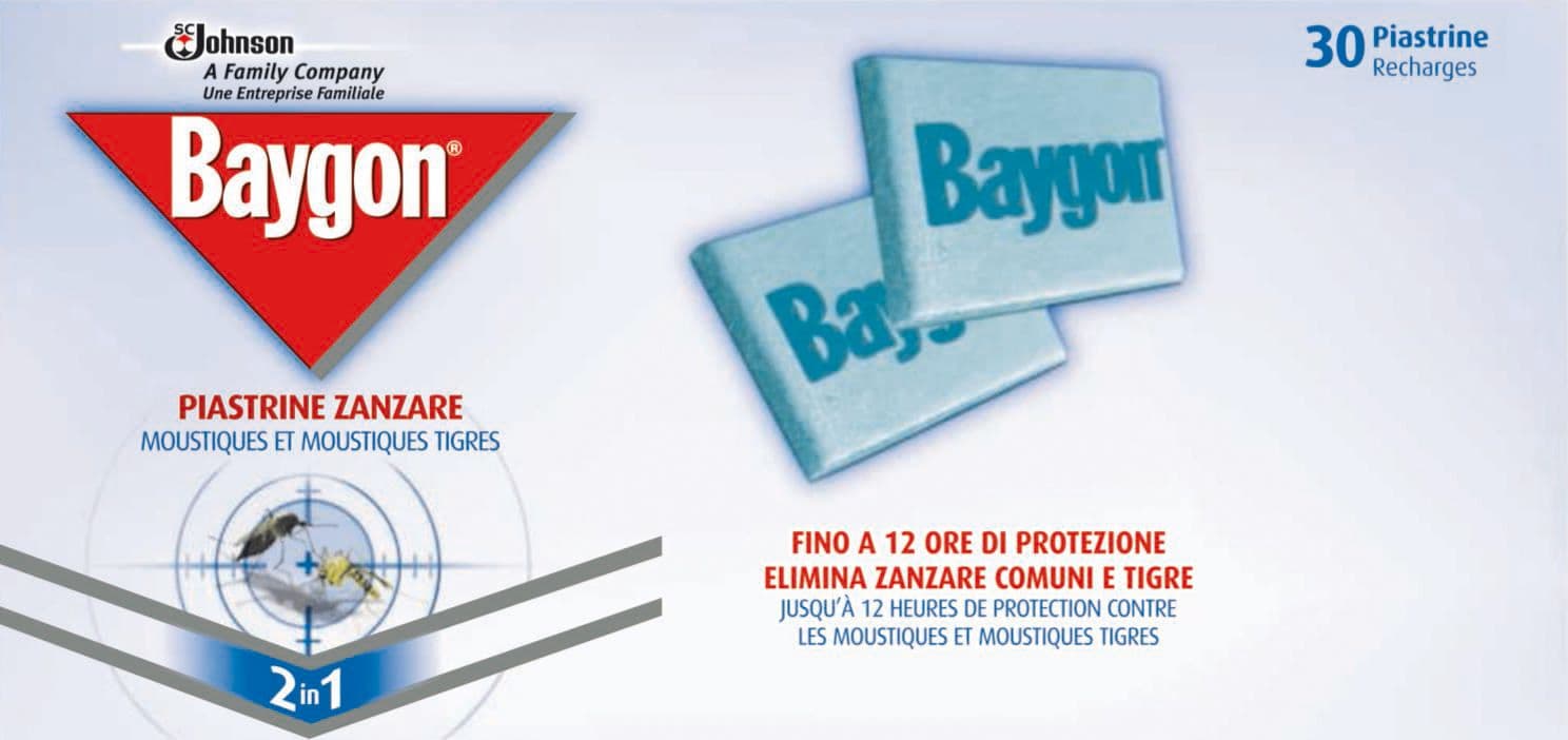 Antizanzare Baygon Piastrine Ric Elettroem S.c.johnson Italy 48 30 Pezzi - 2
