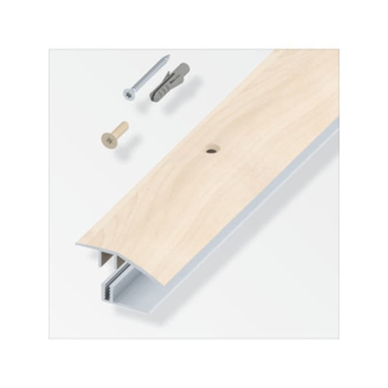 Terminale a Scivolo per Parquet Rovere Crema 100 cm - 2