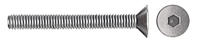 Viti per Bussola T.s.p. Esag Incas 6MA Brun 50 mm** 200 Pezzi - 2