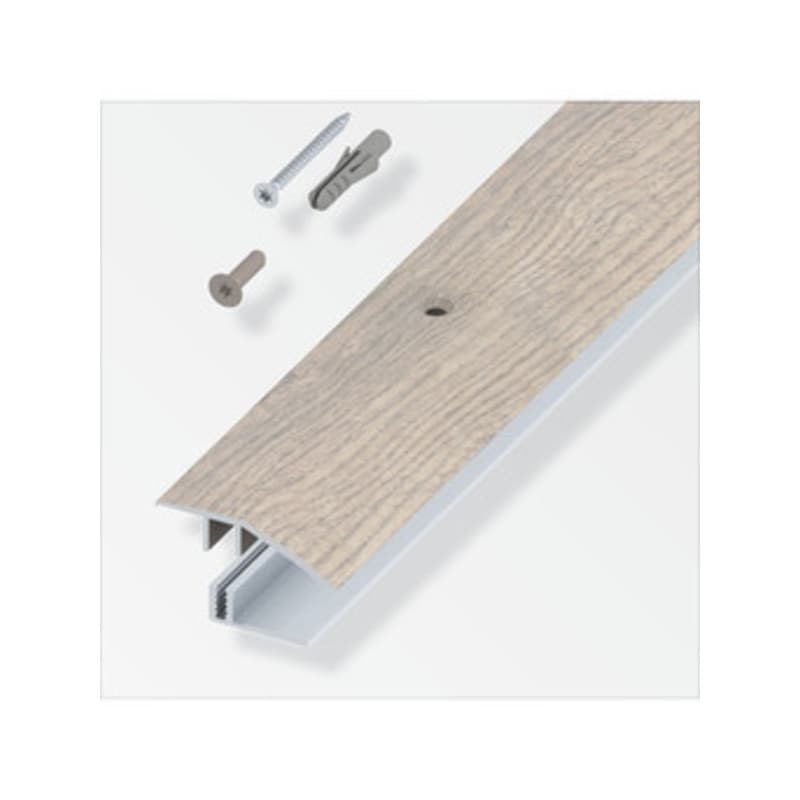 Terminale a Scivolo per Parquet Rovere Grigio 100 cm - 2
