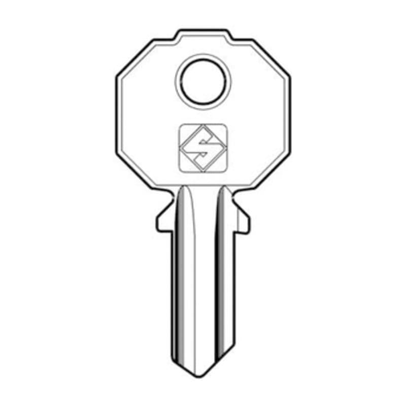 SILCA PF5S CHIAVE PROFILO OTTONE- SILCA- 10,0 pz - 2