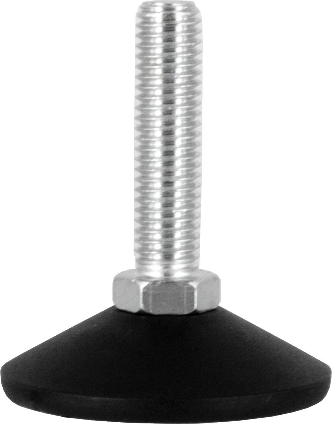 Bl Piedino Regolabile Zincato MA10 x D 35 mm Vi.tel 1 Blister 4 Pezzi - 2
