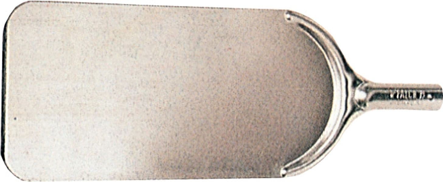 Pala per Pane Alluminio 16,5 x 32 cm S Manico 2 Falci - 2