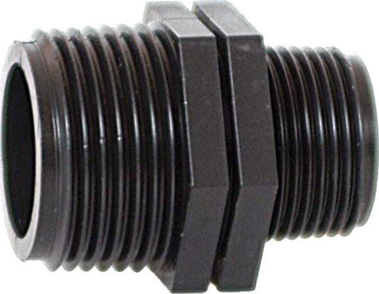 Raccordo Nylon Nipplo Riduzione 3/4 x 1/2* Irritec 50 Pezzi - 2