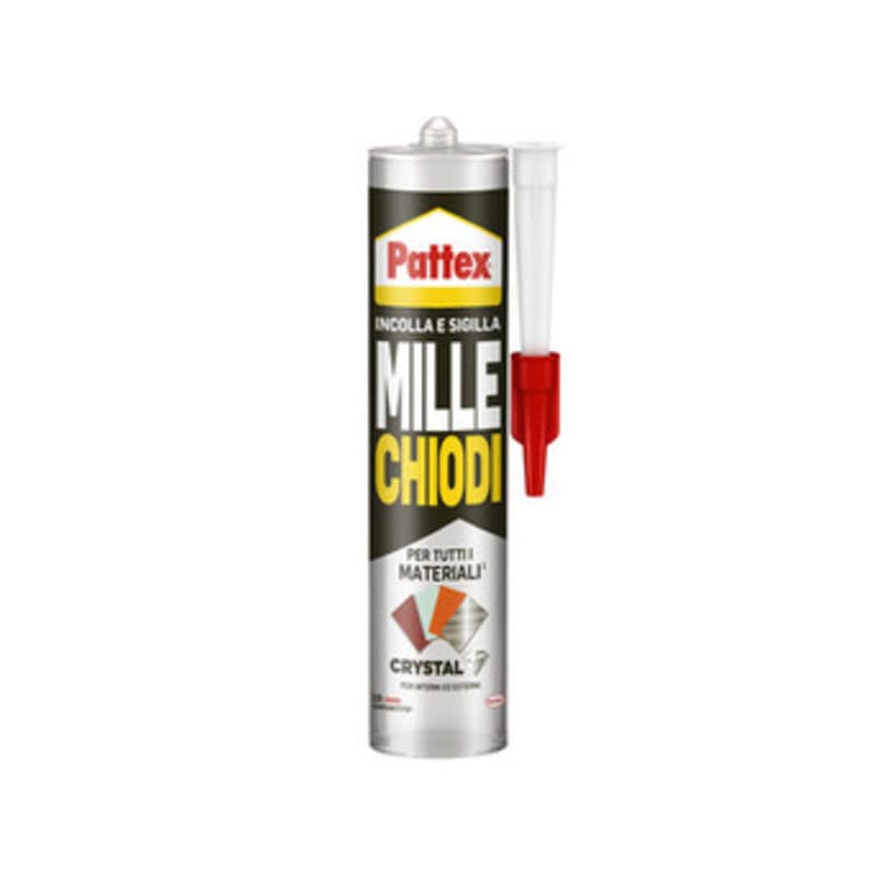 Pattex Millechiodi Crystal Cartuccia 290 g 12 Pezzi - 2
