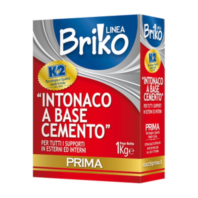 Linea Briko Intonaco Interno Esterno da 1 kg 12 Pezzi - 2