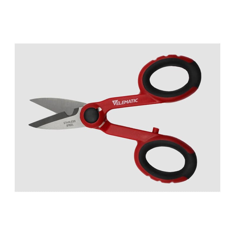 Forbici per Elettricista Lame Diritte Acciaio INOX 12 Pezzi - 2