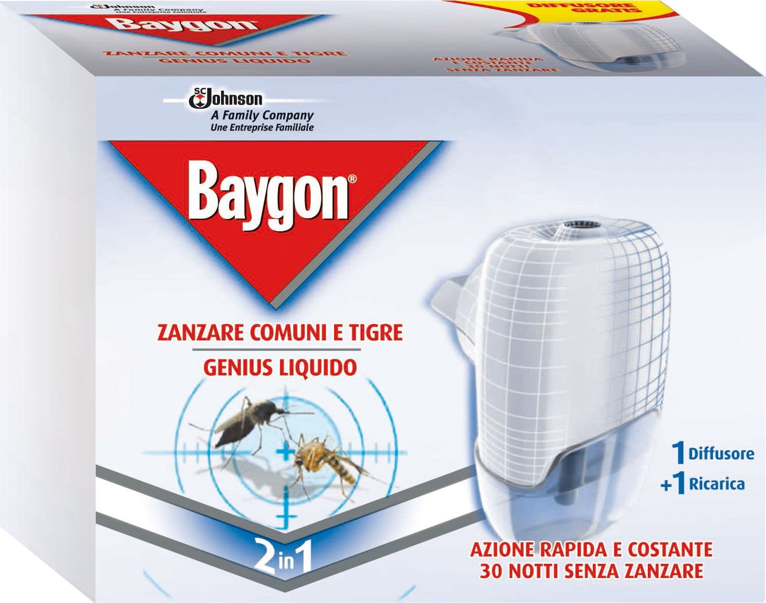 Antizanzare Baygon Genius Vaporizzatore e Ricar S.c.johnson Italy 12 - 2