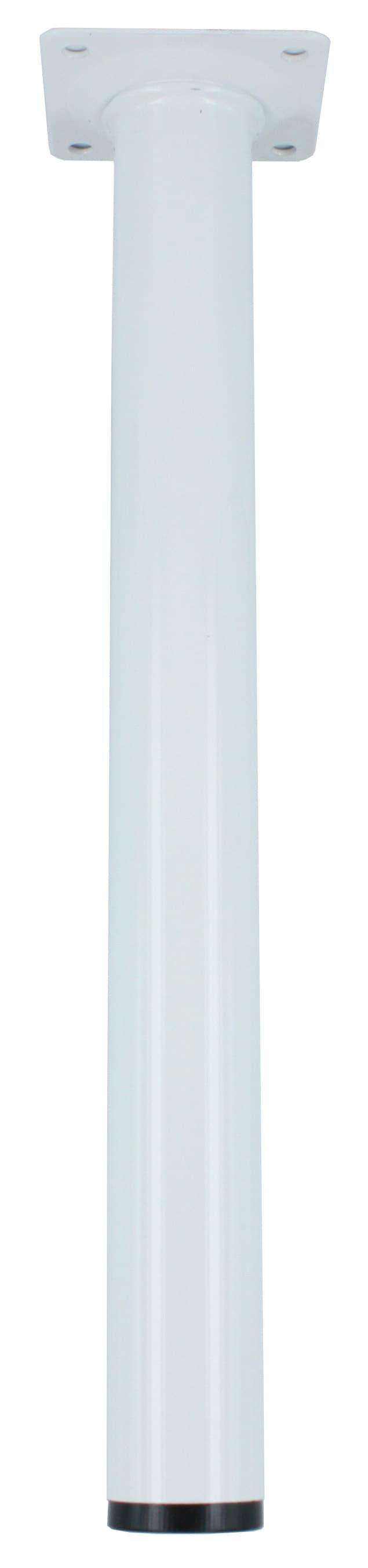 Tavolo Acciaio D. 30 x H 800 mm Bianco Piede per 4 Pezzi - 2