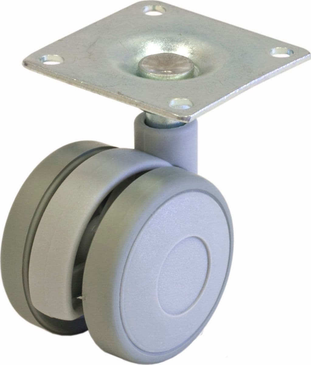 Mobile D 40 mm Sirio Piastra Grigio* Ruota 12 Pezzi - 2
