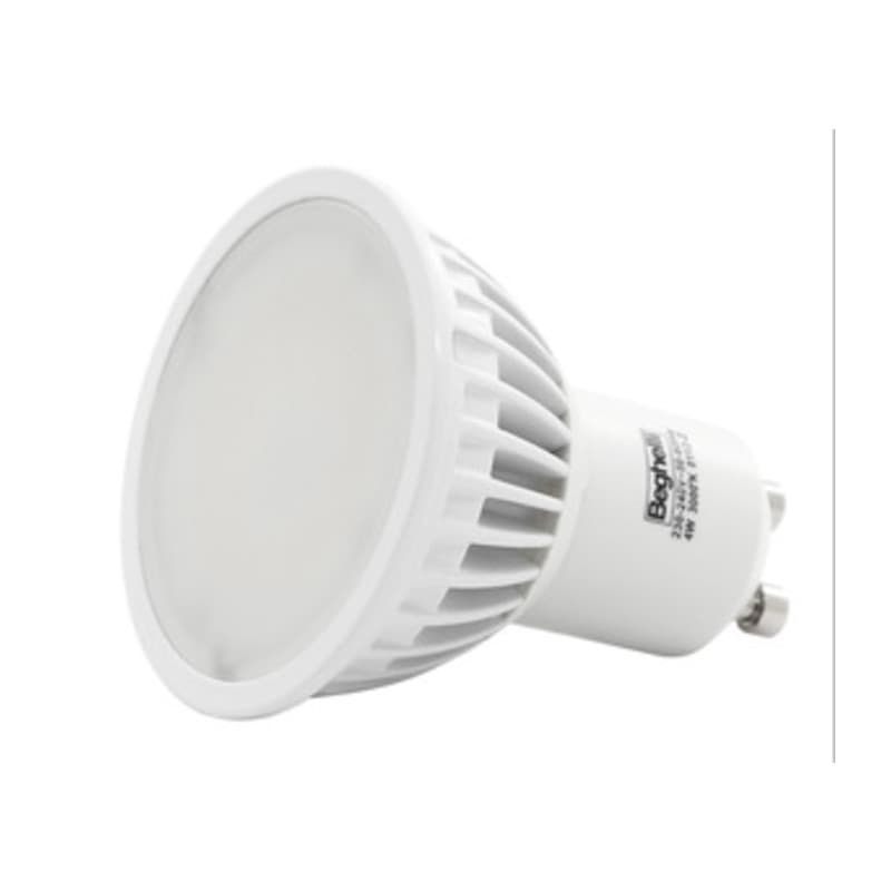 LED GU10 7W 56859 Fredda 6500K 470 Lumen Beghelli 10 Pezzi