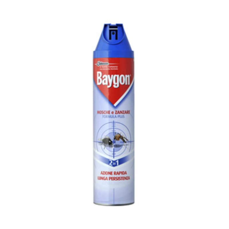 Mosche e Zanzare Baygon Spray 400 ml S.c.johnson Italy 12 Pezzi - 2