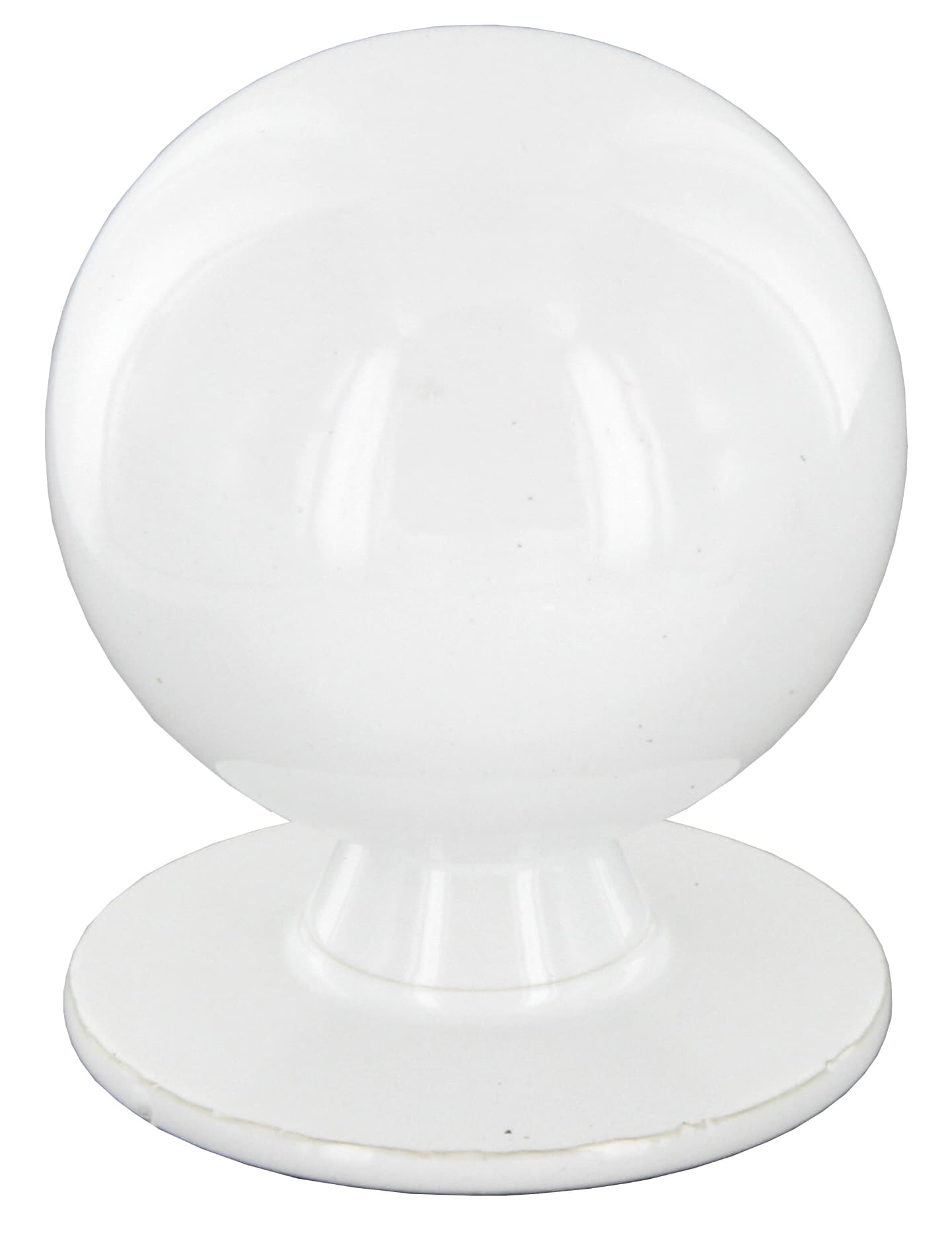 Pomolo Ottone 2172 2021 Ø 20 mm Tornito Bianco Cafim 25 Pezzi - 2