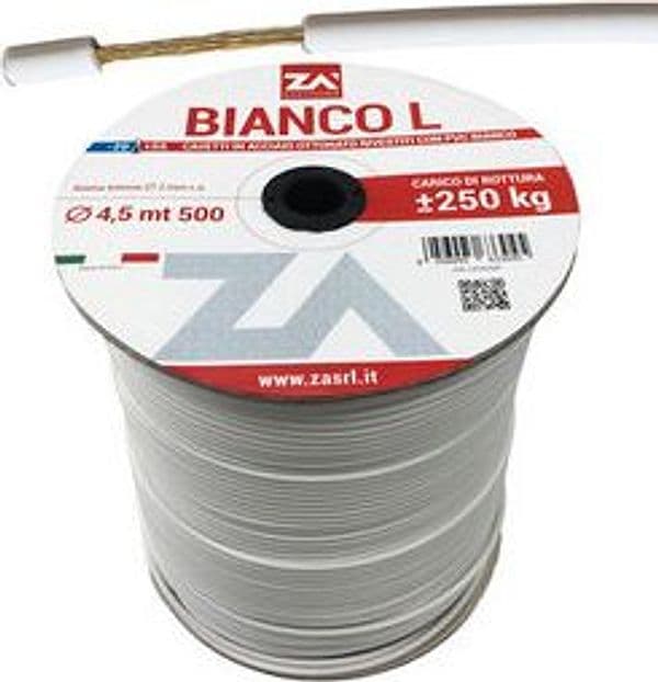 Filo Stendibiancheria Biancone Acc Ott Ø 4,5 mm 500 ml – Idroweb