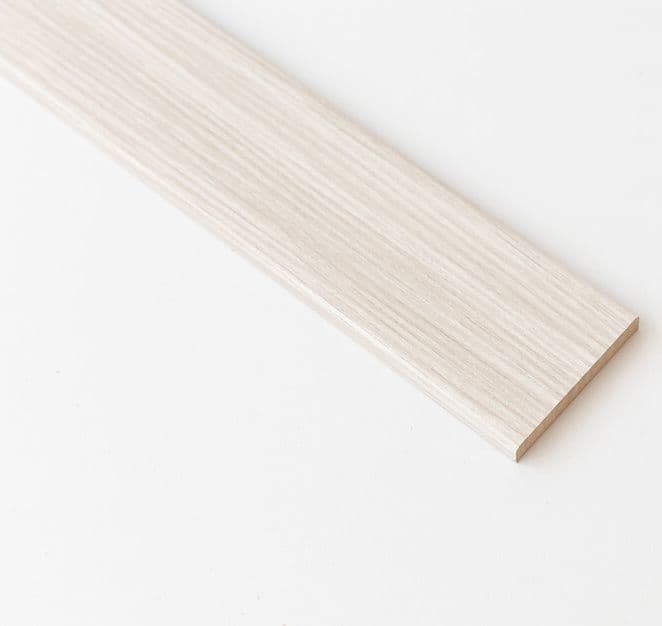 Coprifilo 70 x 10 mm MDF 240 cm Rovere Sbiancato R6 10 Pezzi – Idroweb