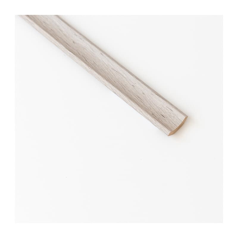 Sguscio 22 x 22 mm Liscio MDF 240 cm Rovere Grigio 10 Pezzi - 2