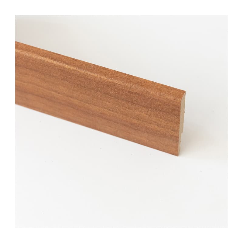 Battiscopa 80 x 14 mm MDF 240 cm Noce Tanganica 5 Pezzi - 2