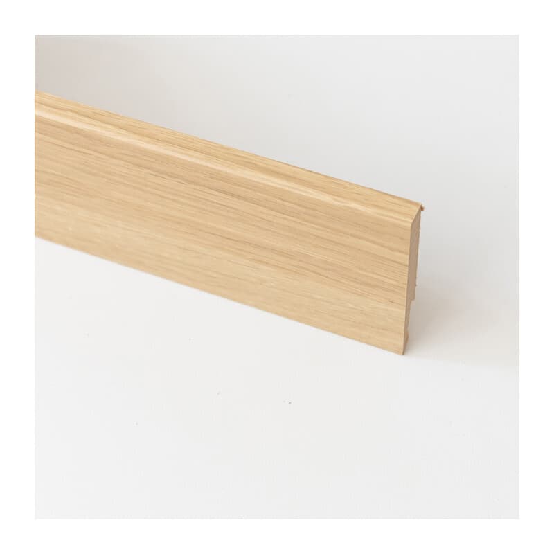 Battiscopa 80 x 14 mm MDF 240 cm Rovere Naturale 5 Pezzi - 2