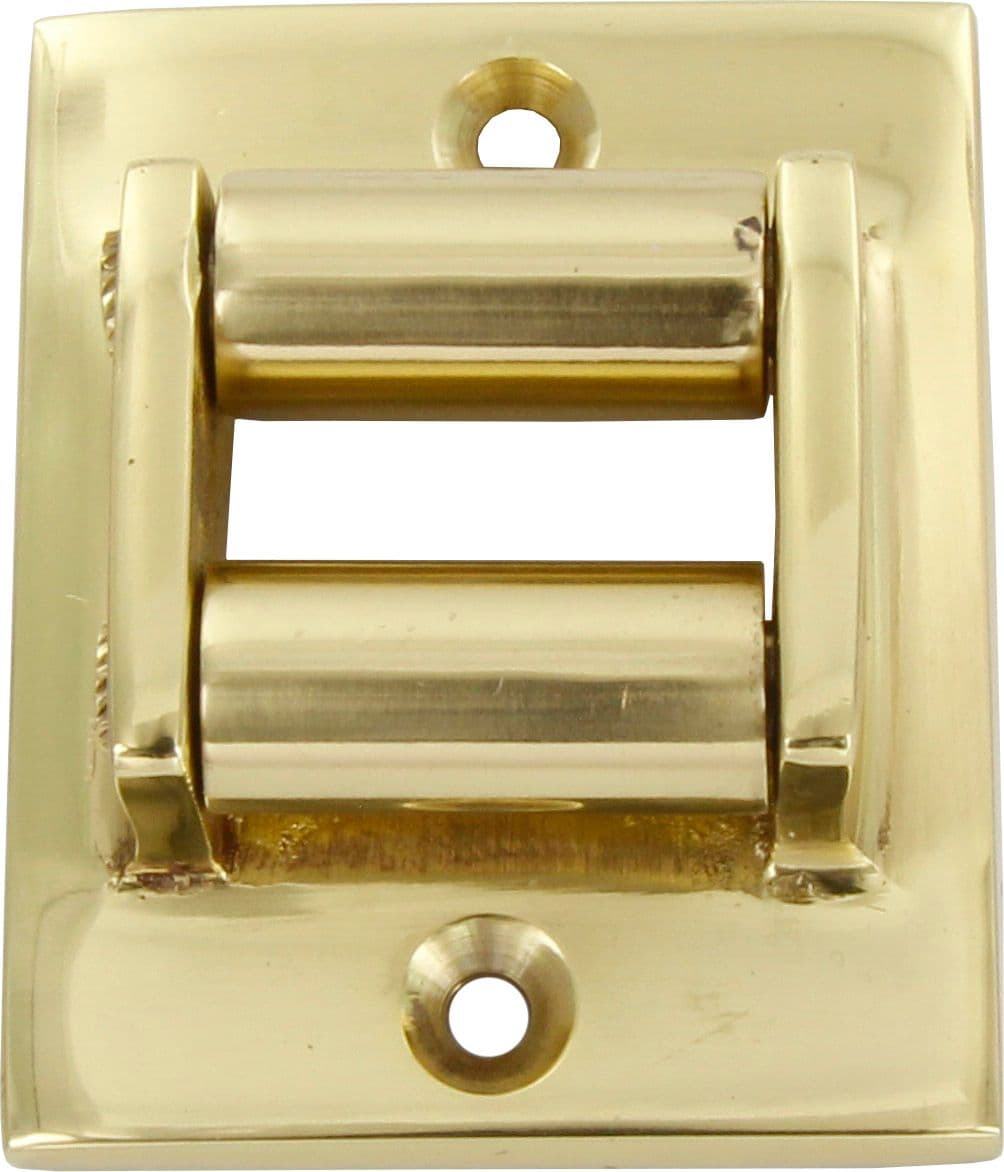 Guidacinghia Ottone Rettangolare Lucido* Cottali 10 Pezzi - 2