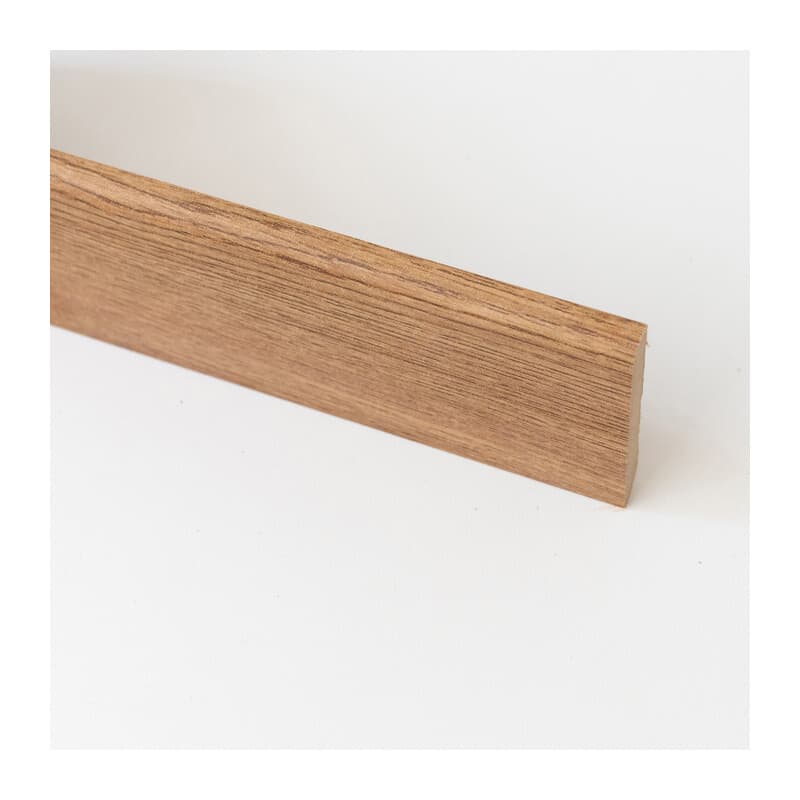 Battiscopa 70 x 10 mm MDF 240 cm Rovere Medio 10 Pezzi - 2