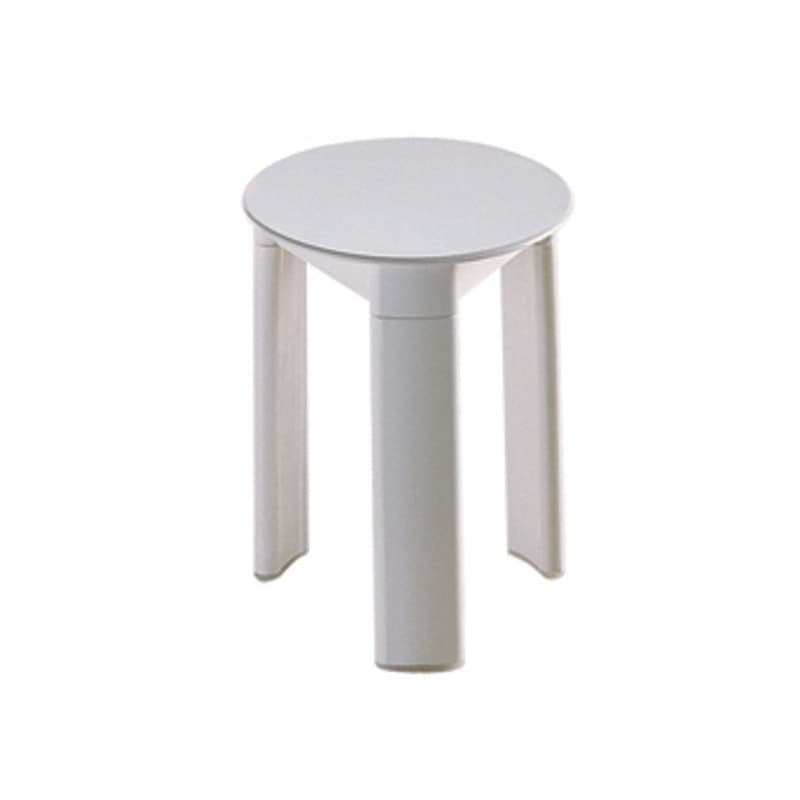 2072 Sgabello Trio D 33XH40 Cm Bianco Gedy - 2