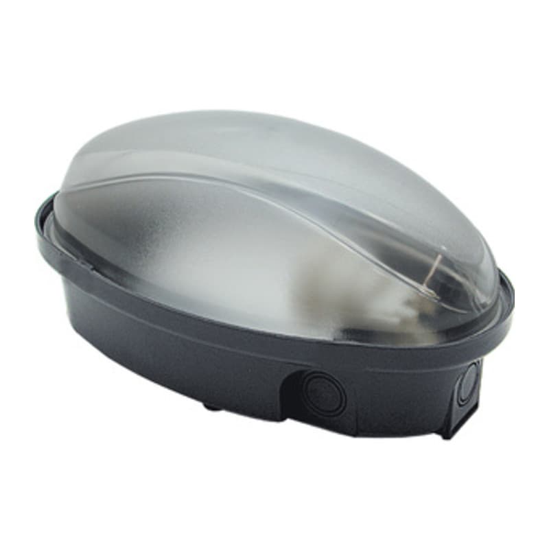 FME 62.721 PLAFONIERA OVALE NERO- FANTON- 1,0 pz - 2