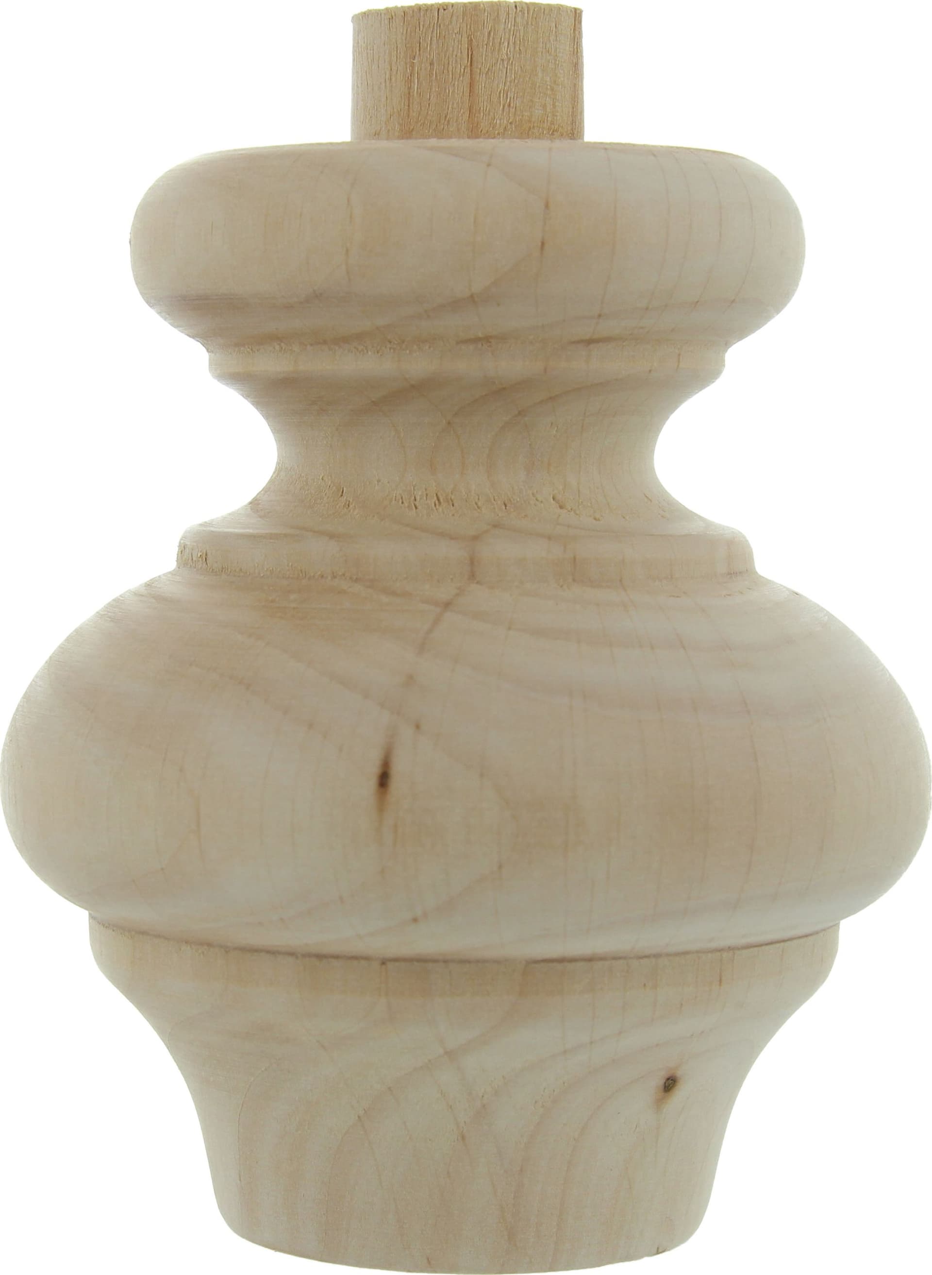 Piede in Legno Ontano 53012 88 x 100 mm 8 Pezzi - 2