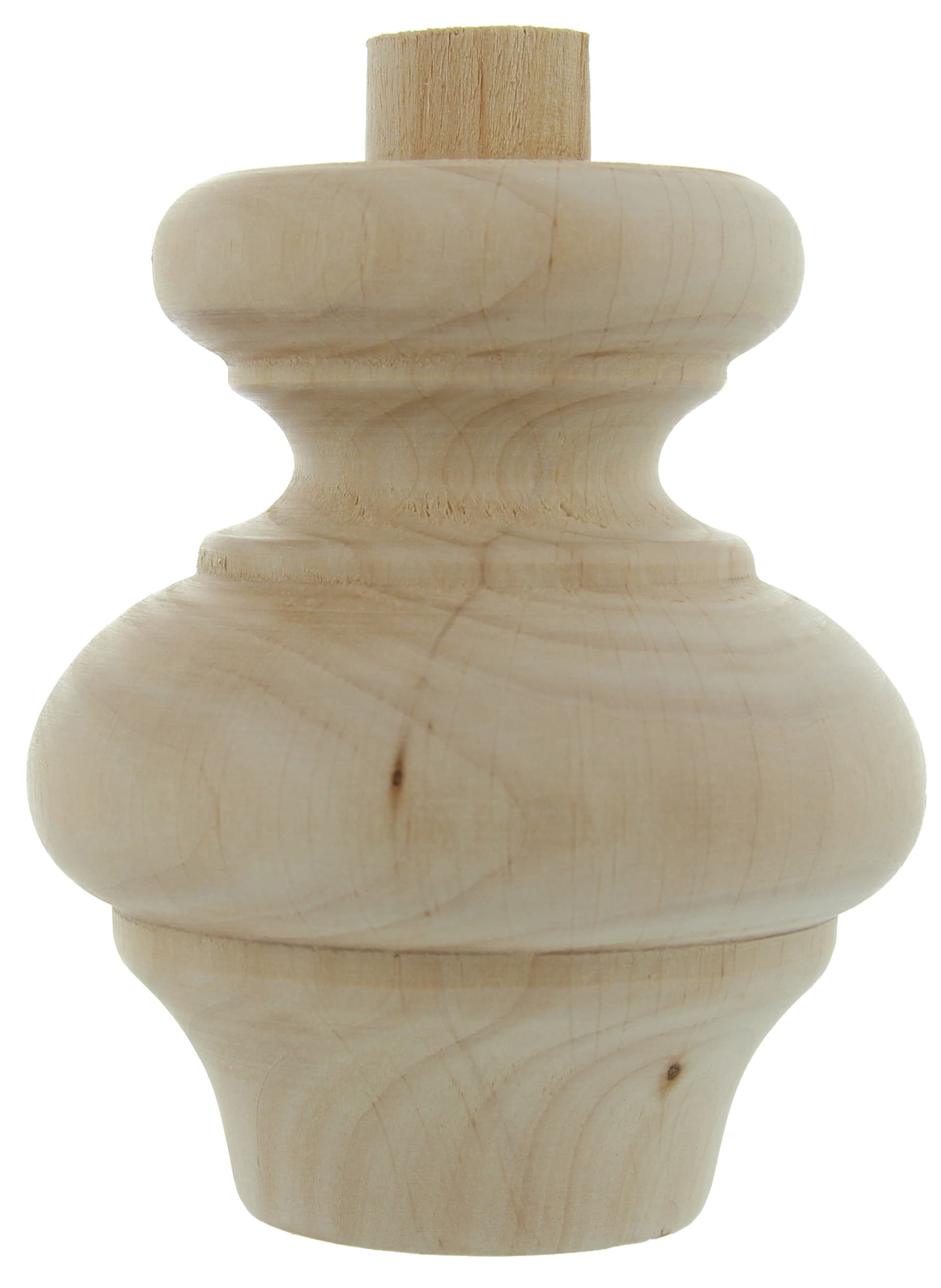 Piede in Legno Ontano 53012 88 x 100 mm 8 Pezzi - 2