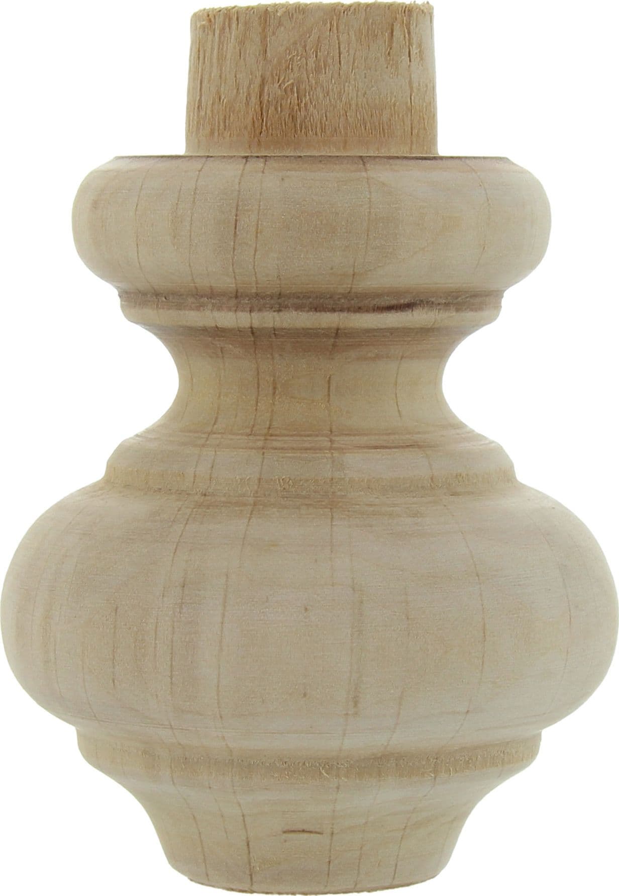 Piede in Legno Ontano 53012 52 x 75 mm 8 Pezzi - 2
