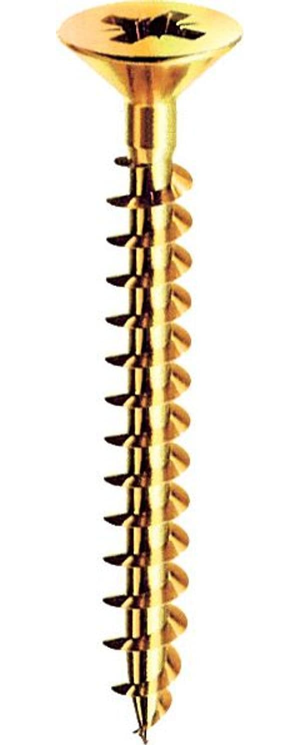 Vite Truciolare TSP 4 x 40 mm Ottonata Panelvit 500 Pezzi - 2