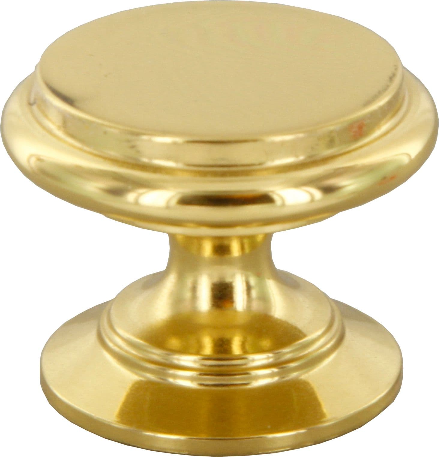 Pomolo Ottone 2174 C Ø 17 mm Oro Lucido Cafim 25 Pezzi