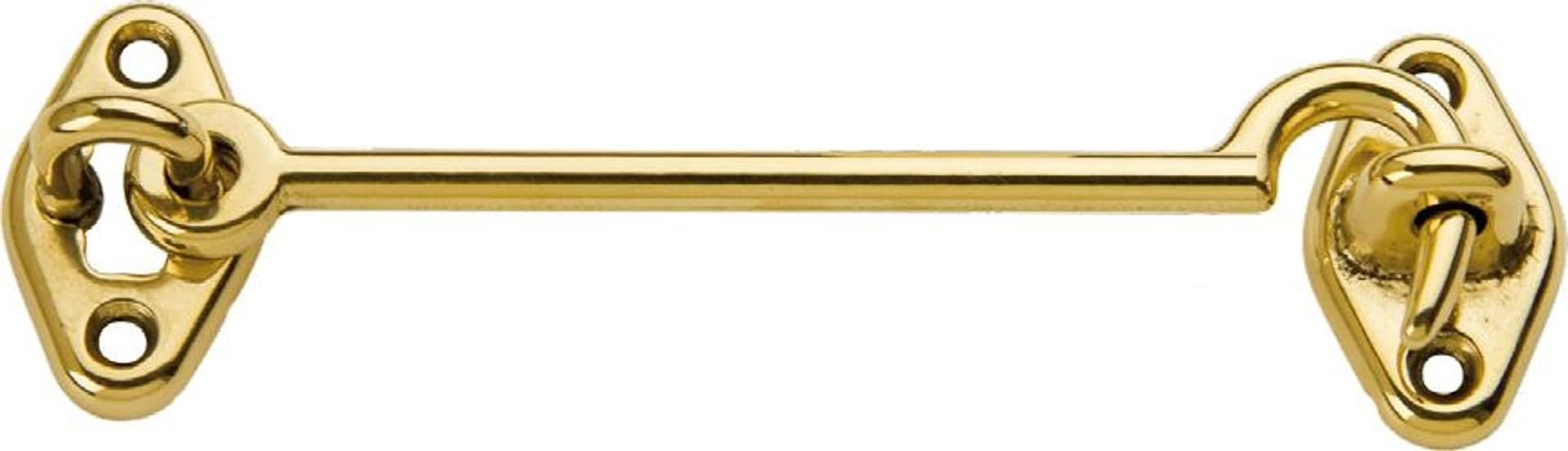 Gancio Fermafinestra Ottone Lucido 120 mm** 25 Pezzi - 2