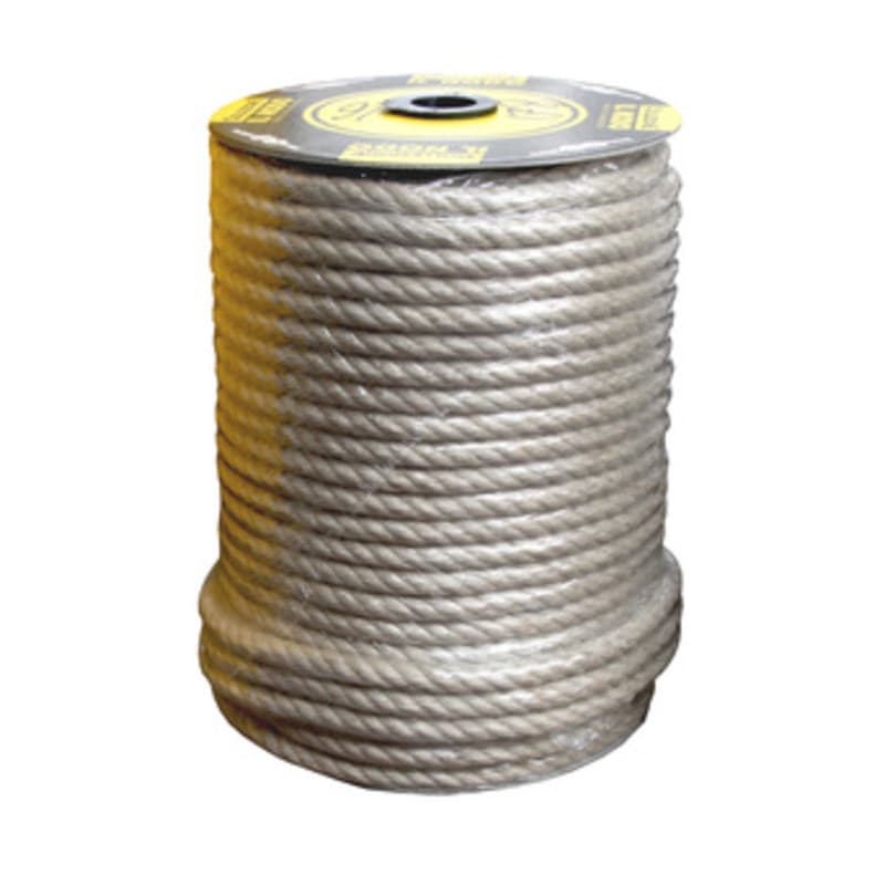 Fune Canapa Chiara Ø 16 mm Bobina 100 m Circa 16,0 kg - 2