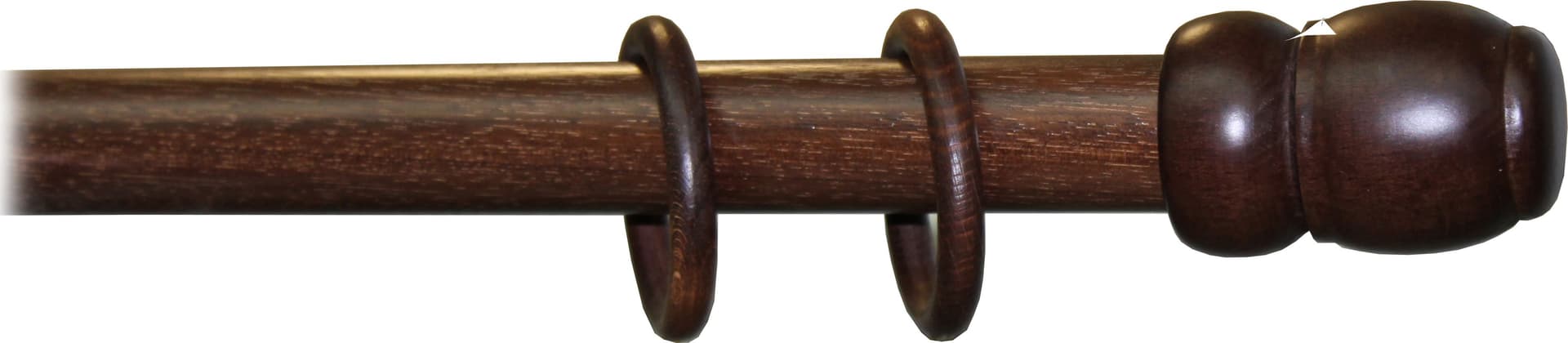 Bastone Legno a Tiro D 35 Noce Sc 210 cm S Supp - 2