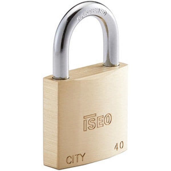 Lucchetto Ott Rettangolare 40 mm City By Iseo Iseo Serrature 10 Pezzi - 2